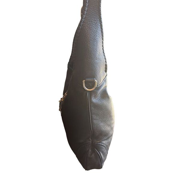 Gucci Jackie black butter cream leather shoulder bag gold hardware bamboo tassel - Picture 2 of 16